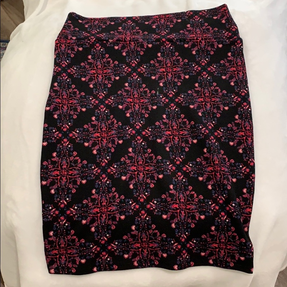 Floral Pencil Skirt